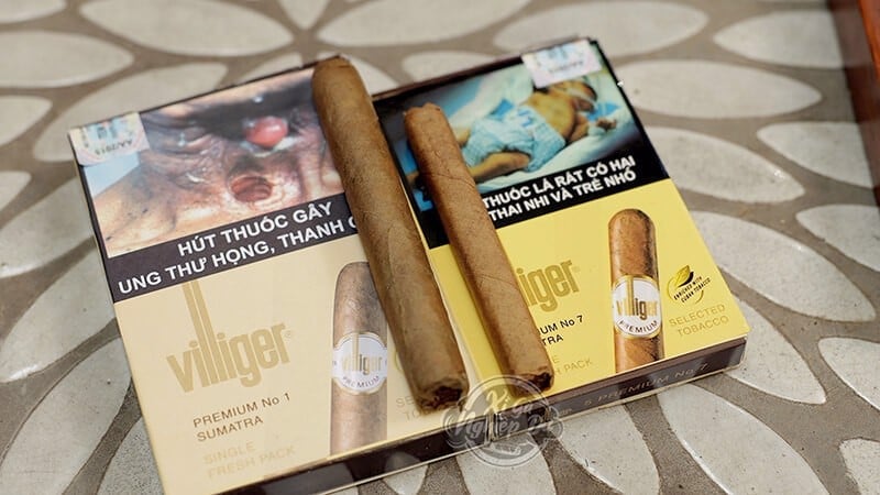 Cigar Villiger Premium No 7 Sumatra - Xì Gà Mini Chính Hãng