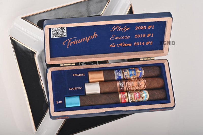 Cigar EP Carrillo Triumph Trilogy 3 Cigar Collection - Hộp 3 Điếu Xì Gà Chính Hãng