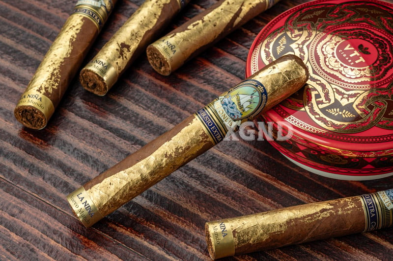 Cigar Neonlis Nuevo Mundo La Nina Hộp Sứ Limited Điếu Dát Vàng 2024 Chính Hãng