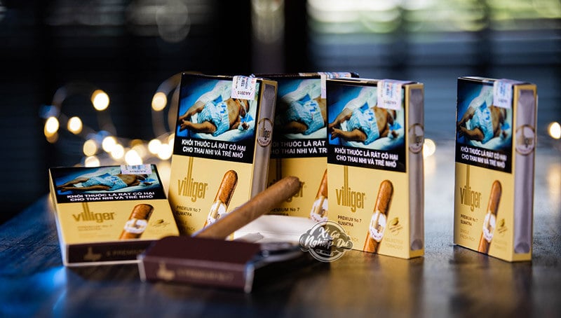 Xì gà Mini Villiger Premium No7 Premium Chính hãng, xì gà sữa, xì gà giá rẻ