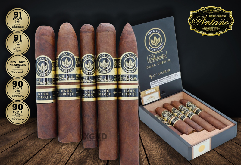 Cigar Joya De Nicaragua Antano Dark Corojo Collection - Hộp 5 Điếu Xì Gà Chính Hãng
