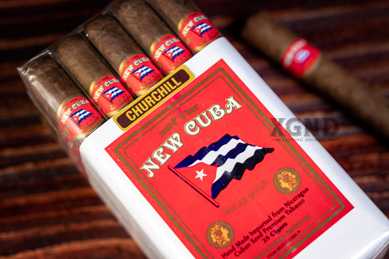 Cigar Aganorsa Leaf New Cuba Corojo Churchill - Xì Gà Chính Hãng