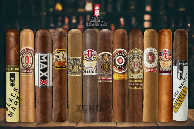 Cigar Alec Bradley 12 Cigar Robusto Collection - Lốc 12 Điếu Xì Gà Chính Hãng