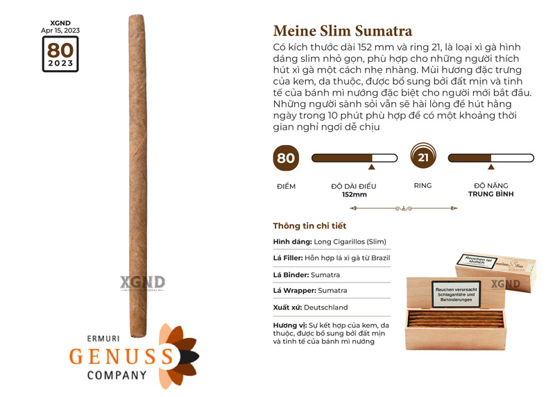 Cigar Meine Slim Sumatra