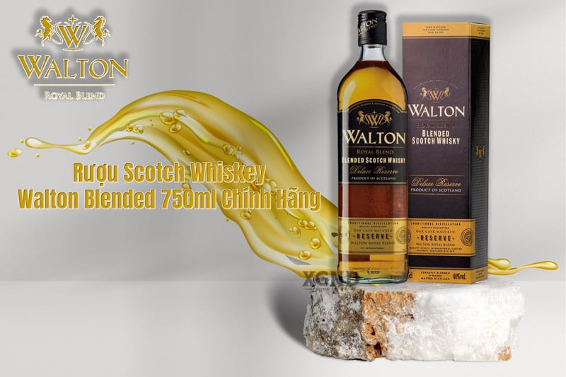 Rượu Scotch Whiskey Walton Blended 750ml Chính Hãng