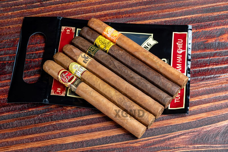 Cigar Cheap and Deep Churchill 6 Rack Brick Collection - Lốc 6 Điếu Xì Gà Chính Hãng