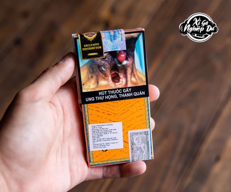 Xì Gà Cuba Mini Partagas Chicos Chính Hãng - Hộp 5 Điếu