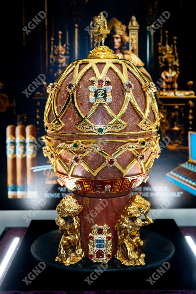 El Septimo Ra Mắt Bộ Sưu Tập Hộp Giữ Ẩm Xì Gà Hình Trứng Fabergé Sang Trọng