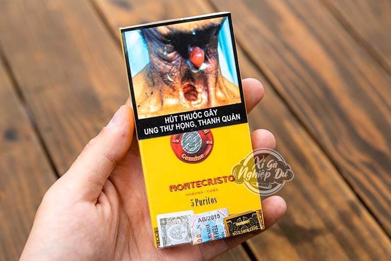 XÌ GÀ MINI CUBA MONTECRISTO PURITOS - CIGAR CUBA CHÍNH HÃNG