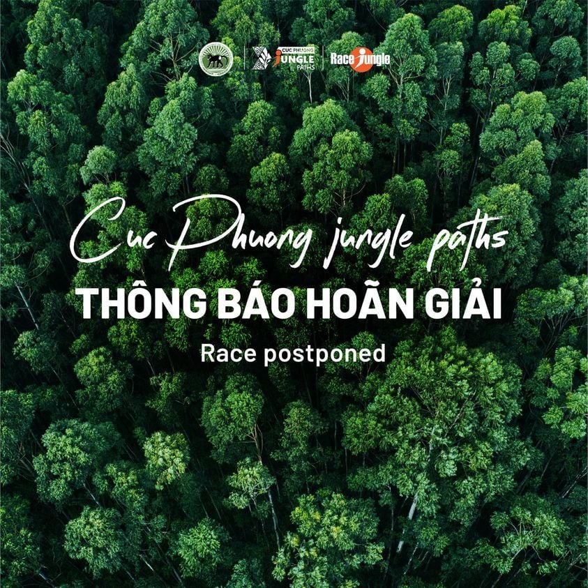 Thông báo hoãn sự kiện Cuc Phuong Jungle Paths 2021