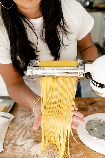 Cách làm mỳ Spaghetti bằng máy trộn bột KitchenAid