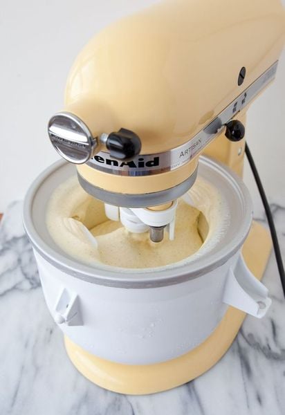 hướng dẫn làm kem bằng máy trộn bột kitchenaid