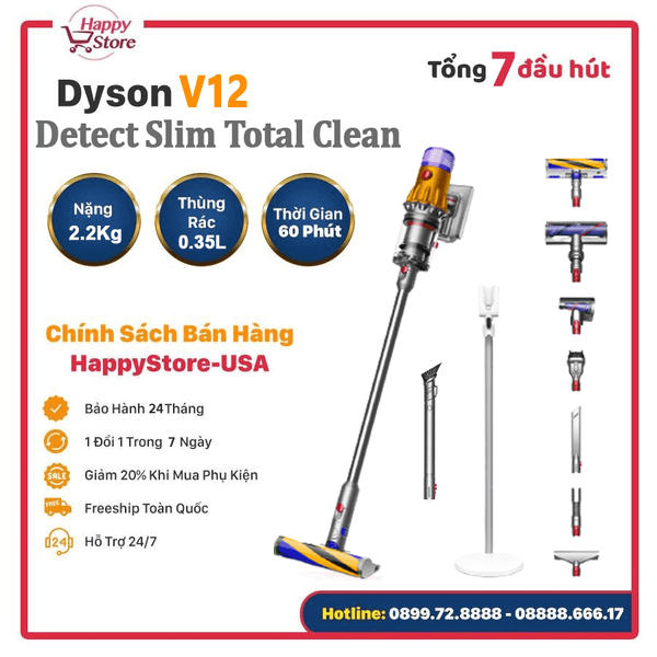 Dyson V12 detect slim total clean