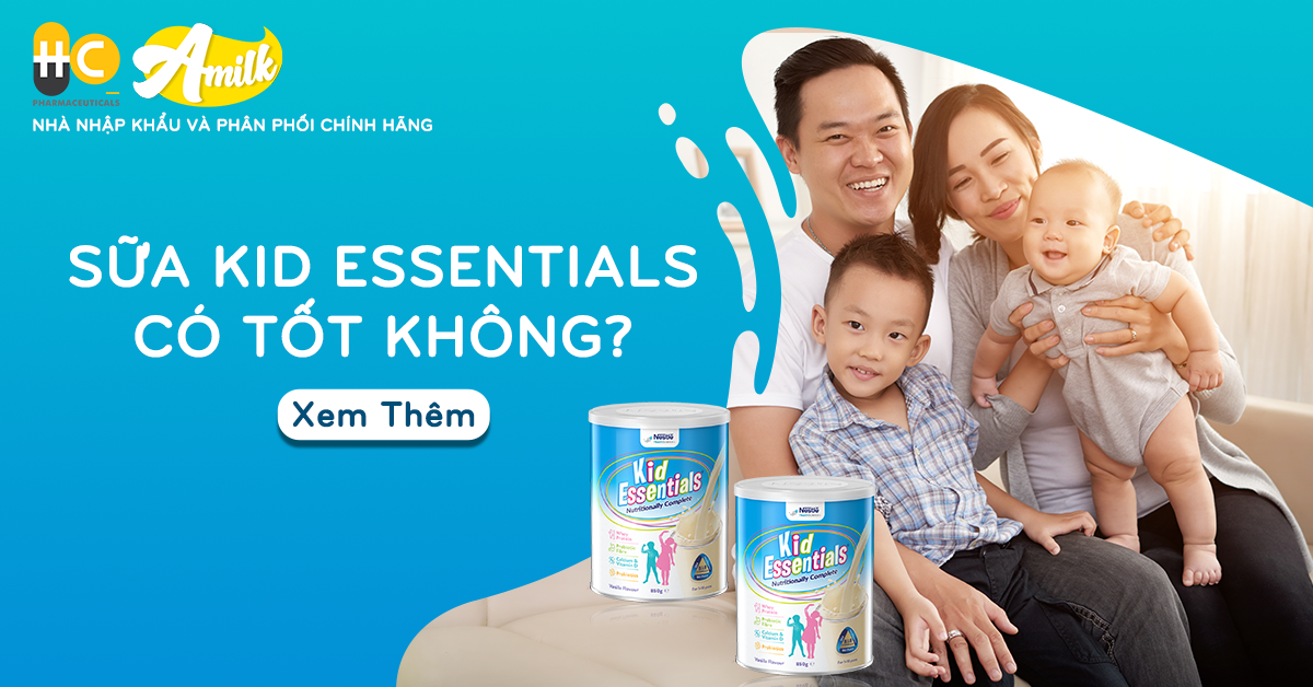 Sữa Kid Essentials Có Tốt Không? Của Nước Nào? Mua Ở Đâu Uy Tín?