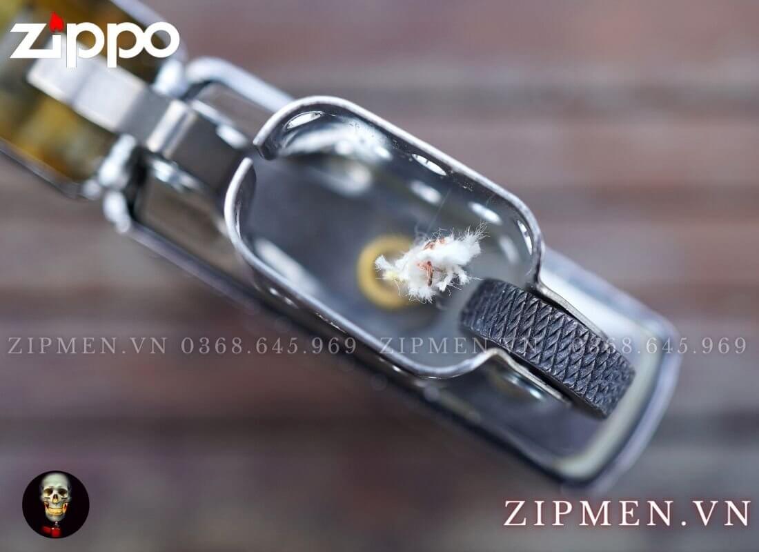 Hộp quẹt zippo armor luxury chủ đề ngọn lửa logo zippo | Bật lửa zippo chính hãng