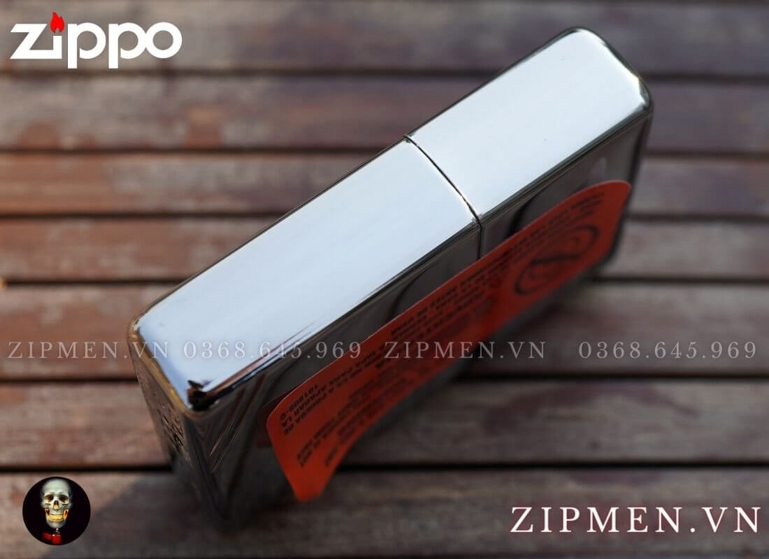 Hộp quẹt zippo USA vintage logo quốc huy hoa kỳ cao cấp | bật lửa zippo chính hãng