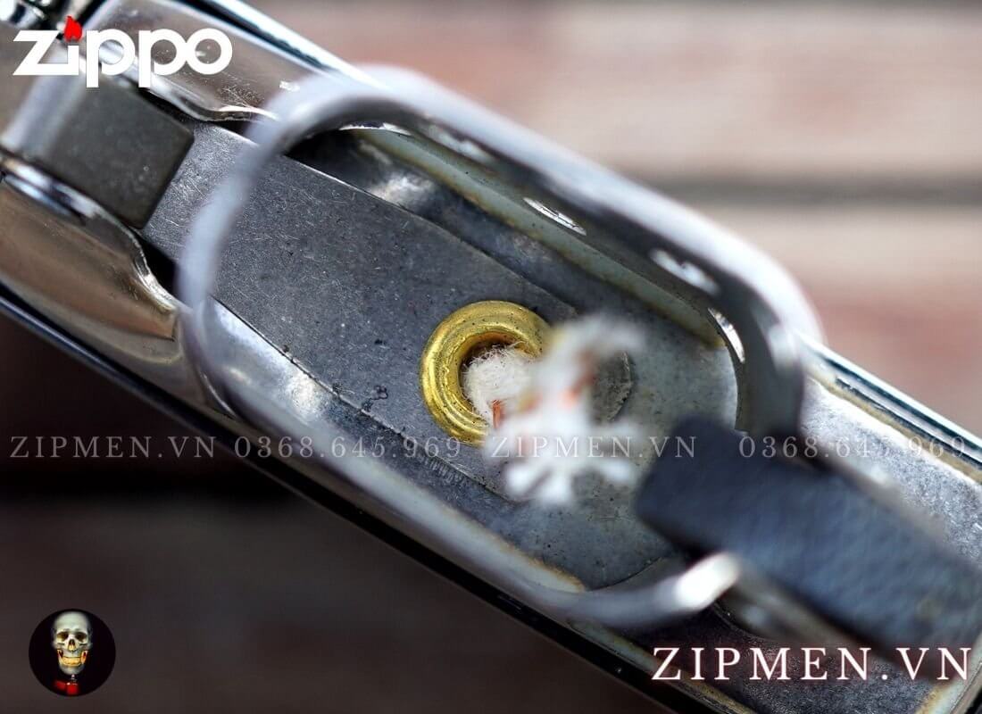 Hộp quẹt zippo USA vintage logo quốc huy hoa kỳ cao cấp | bật lửa zippo chính hãng