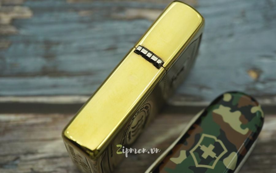 Bản lề Zippo hình lon bia 333 có 5 chấu
