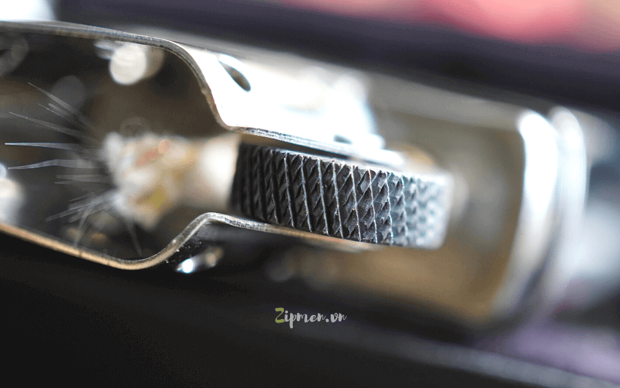 Bánh xe Zippo chính hãng cắt xéo sâu