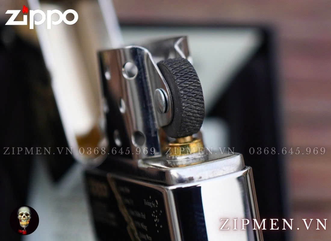 Zippo USA Armor bản đồ Việt Nam trắng bóng