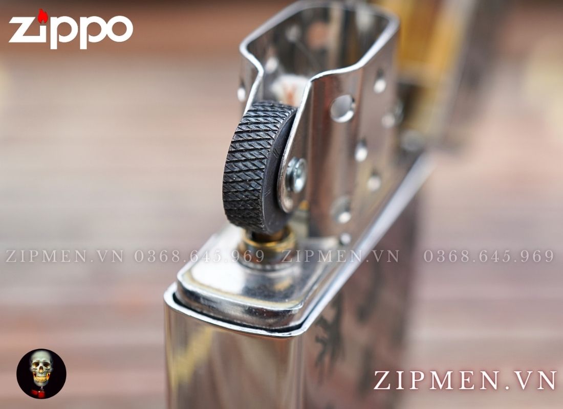 Zippo usa chrome trắng bóng chủ đề 30 tư thế yêu