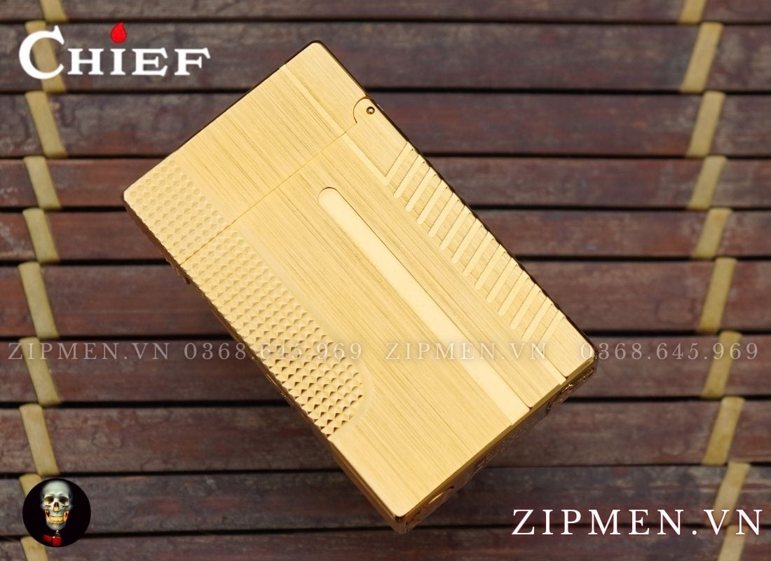 Bật lửa ga đá Chief âm chuông chủ đề điệp viên 007