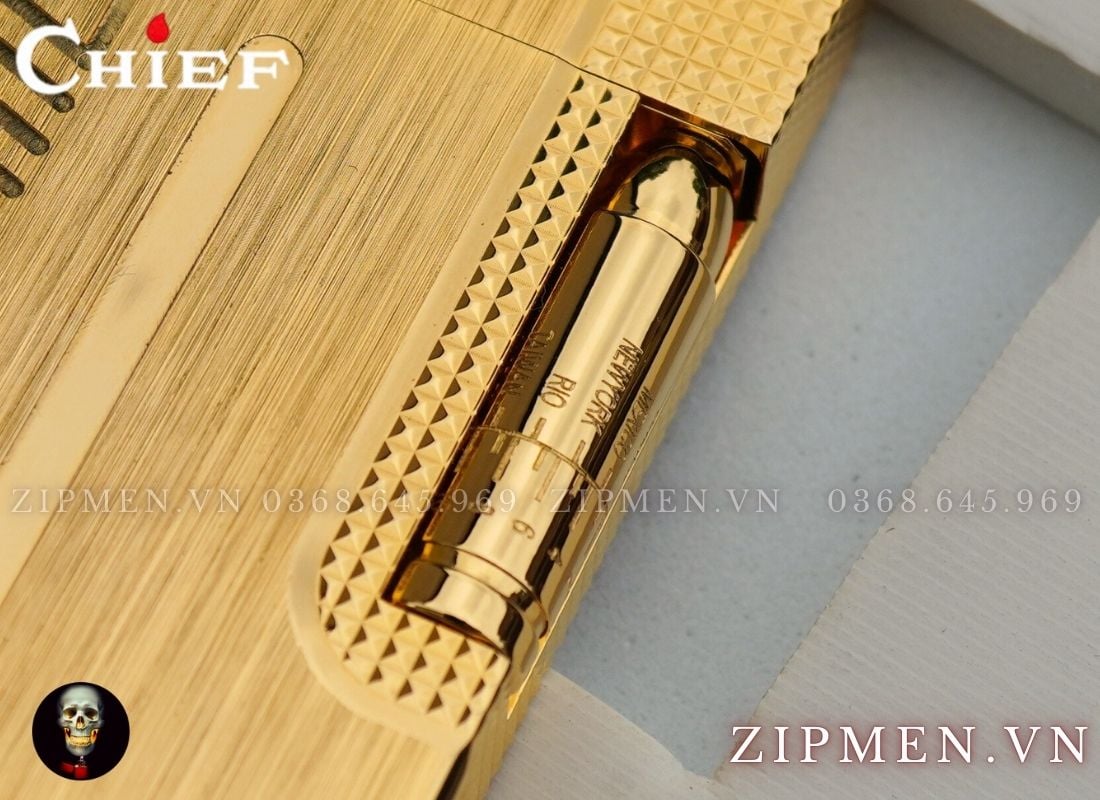 Bật lửa ga đá Chief âm chuông chủ đề điệp viên 007