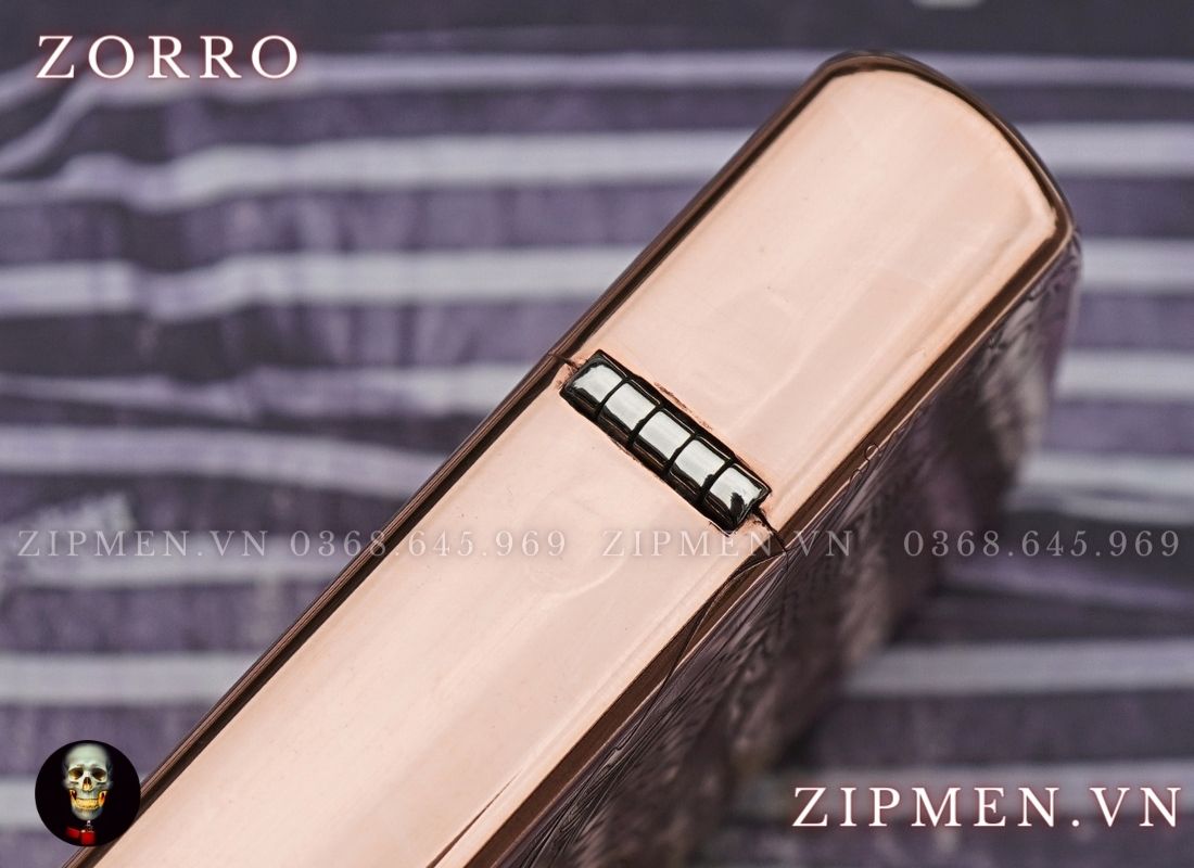 Bật lửa Zorro super copper chủ đề cá chép hoá rồng