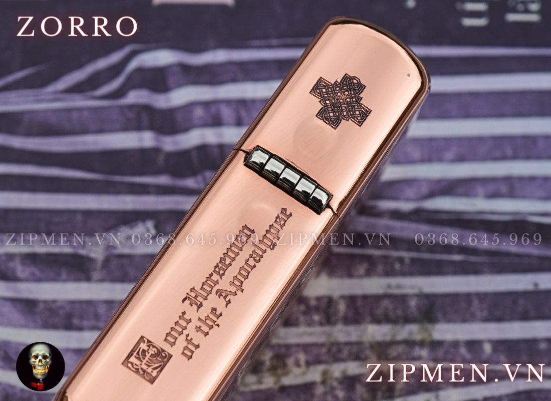 Bật lửa Zorro super copper chủ đề Tứ Kỵ Sĩ