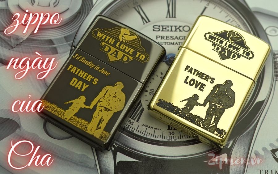 Tặng quà bật lửa ngày của cha