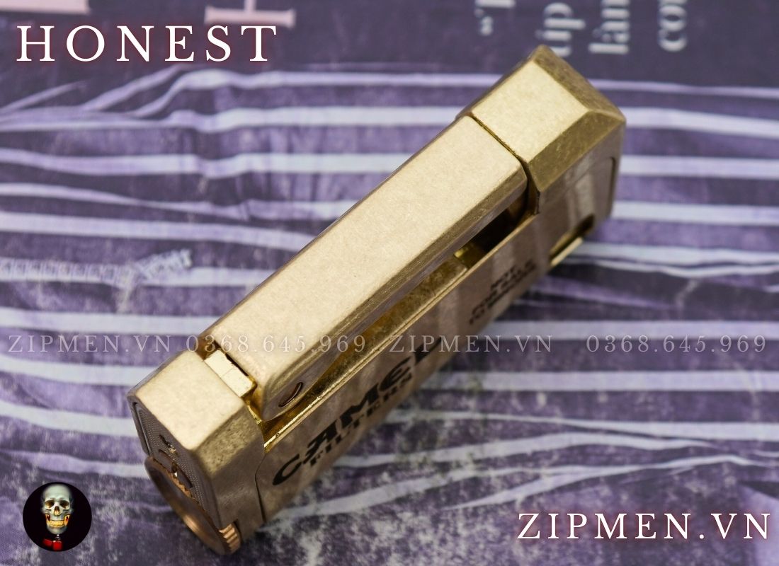 Bật lửa độc đẹp xăng đá honest camel