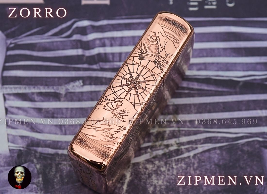 Bật lửa Zorro super copper chủ đề Tứ Kỵ Sĩ