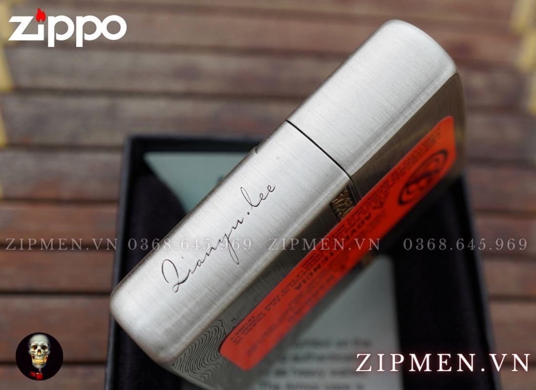 bật lửa zippo armor xuất nhật chủ đề thuỷ long