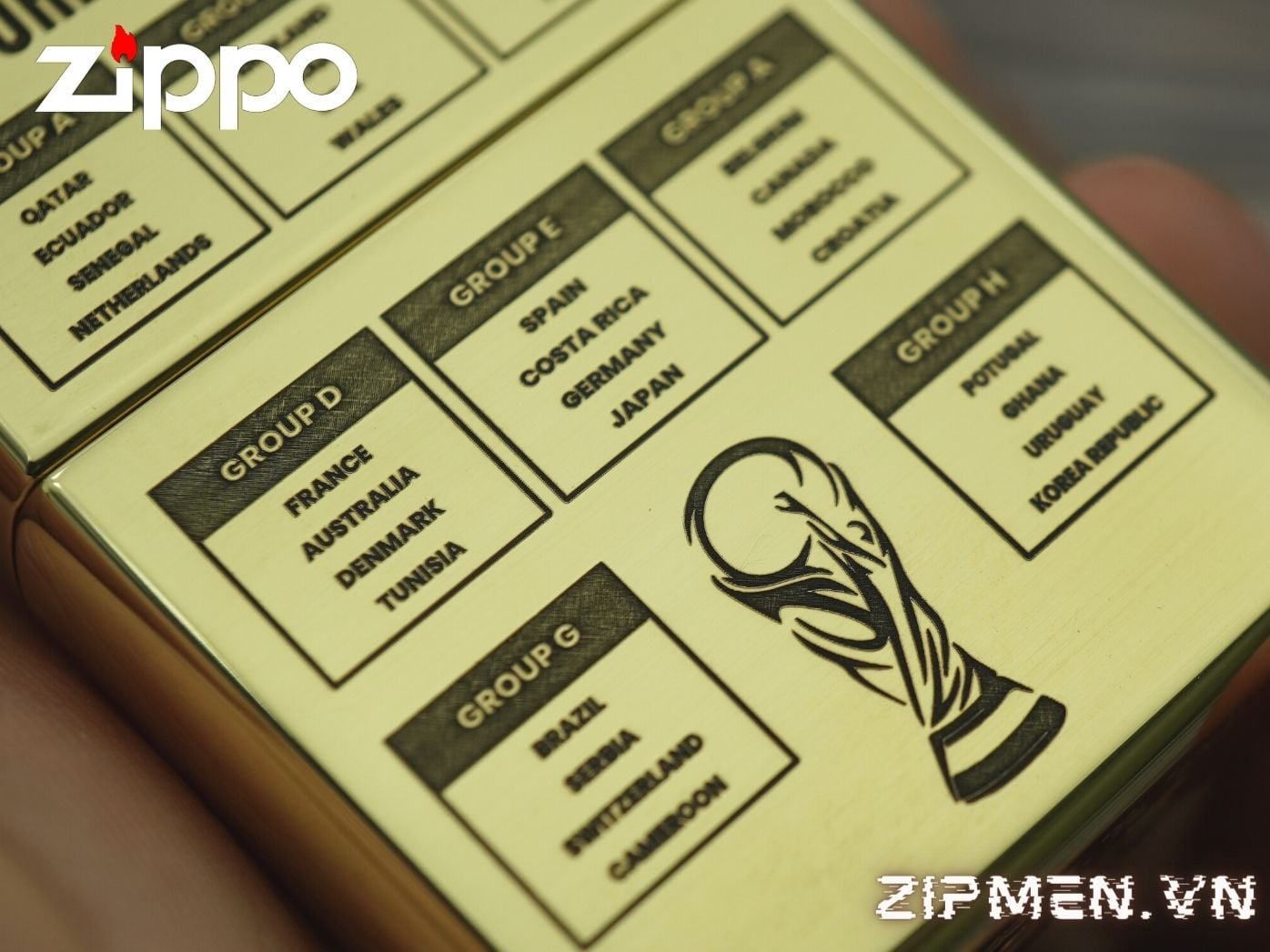 Ảnh mặt sau của zippo