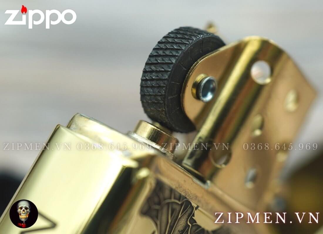Bật lửa zippo armor xuất nhật limited hình cá chép hoá rồng