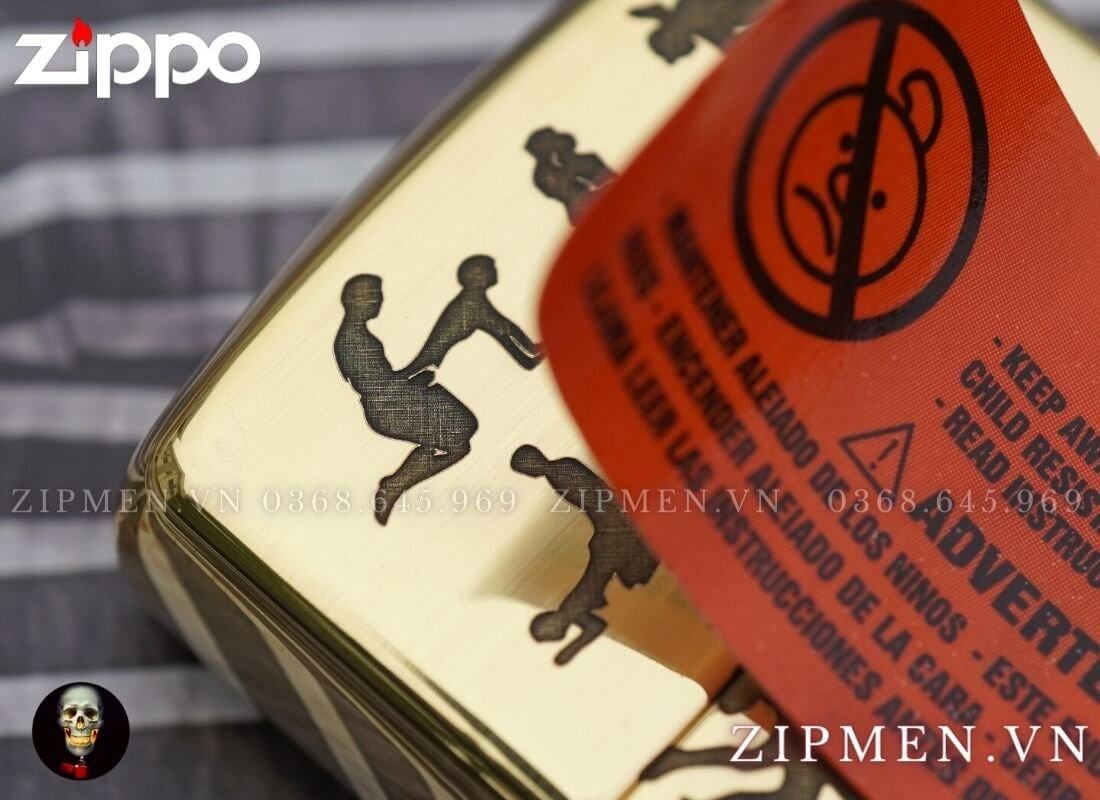 Bật lửa zippo USA chủ đề 30 tư thế yêu | Hộp quẹt zippo chính hãng