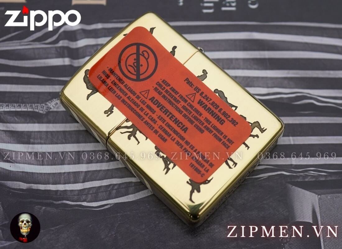 Bật lửa zippo USA chủ đề 30 tư thế yêu | Hộp quẹt zippo chính hãng