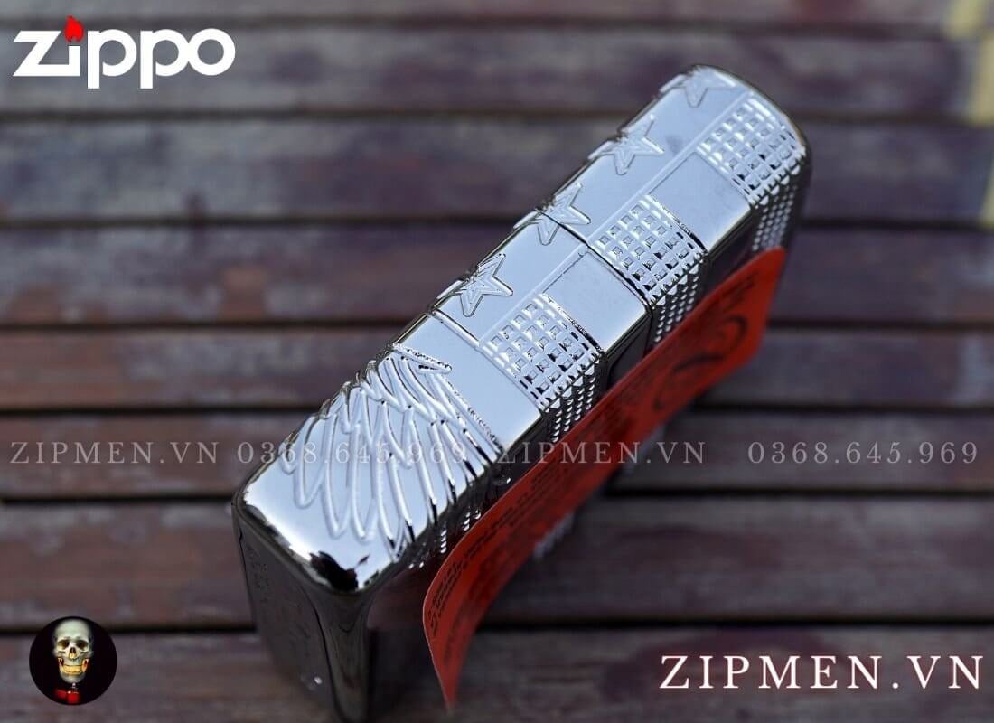 Bật lửa zippo usa chủ thể đại bàng cờ mỹ | Bật lửa zippo chủ yếu hãng