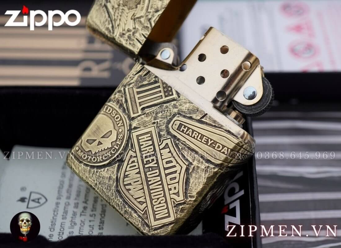 Bật lửa zippo usa harley davidson | Bật lửa zippo chính hãng