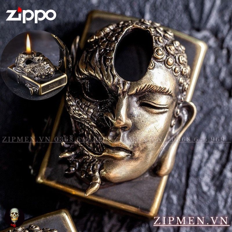 Zippo USA Emblem Thiện Ác