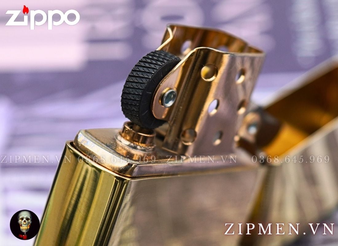 Zippo Windproof đồng thau logo zippo giá rẻ