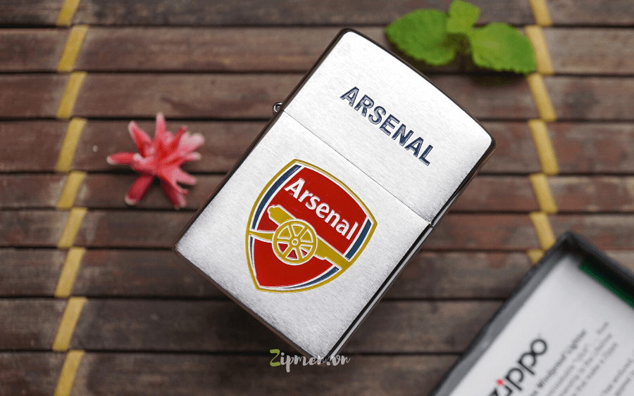 HỘP QUẸT ZIPPO USA LOGO ARSENAL | BẬT LỬA ZIPO XỊN – ZIPMEN