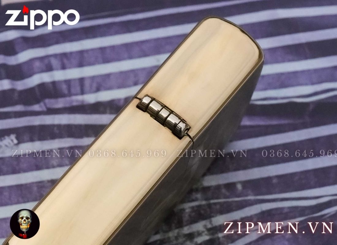 Bật lửa zippo USA khắc CNC chữ tâm câu thơ