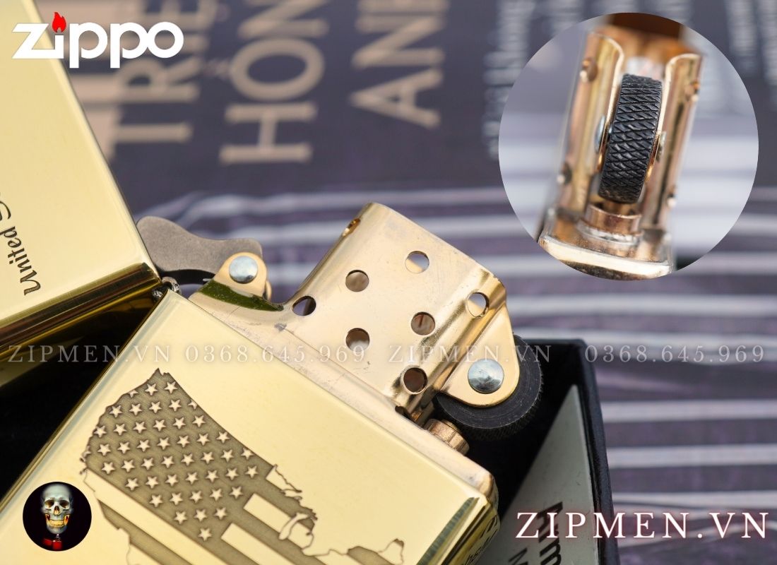 Zippo Armor bản đồ nước Mỹ