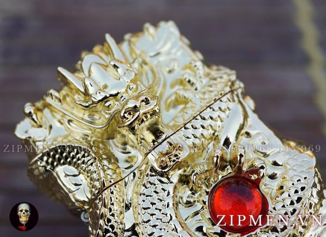 Bật lửa zorro rồng cuộn ngọc long cao cấp | Zorro chính hãng