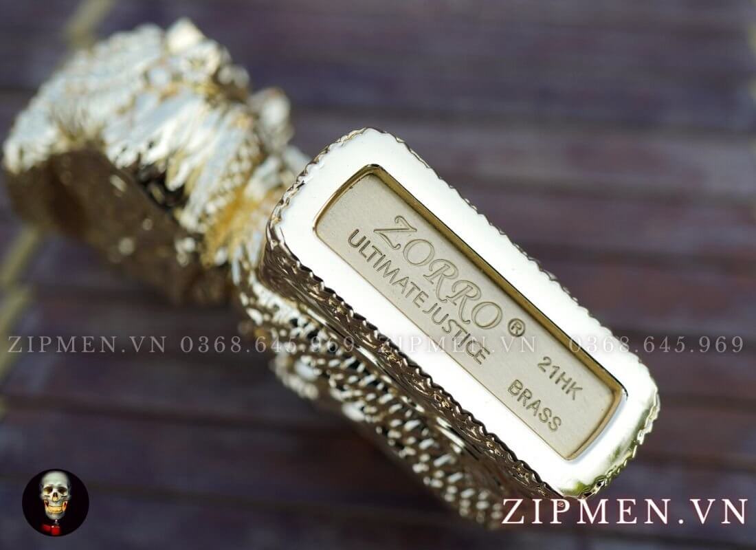 Bật lửa zorro rồng cuộn ngọc long cao cấp | Zorro chính hãng