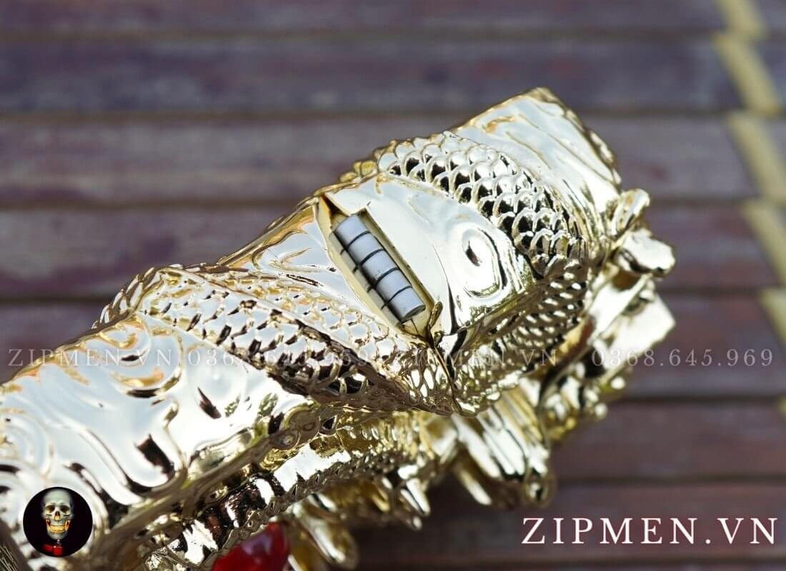 Bật lửa zorro rồng cuộn ngọc long cao cấp | Zorro chính hãng