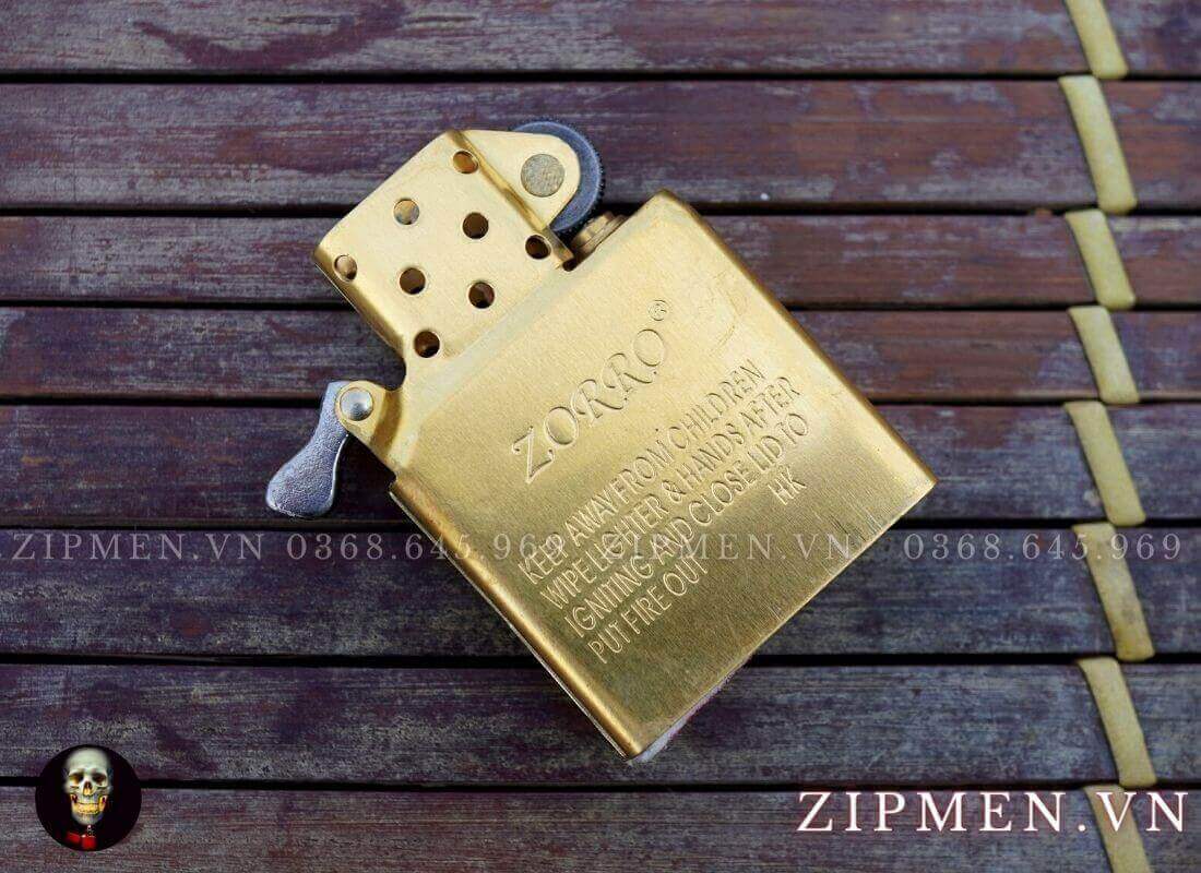 ruột bật lửa zorro bằng đồng thau