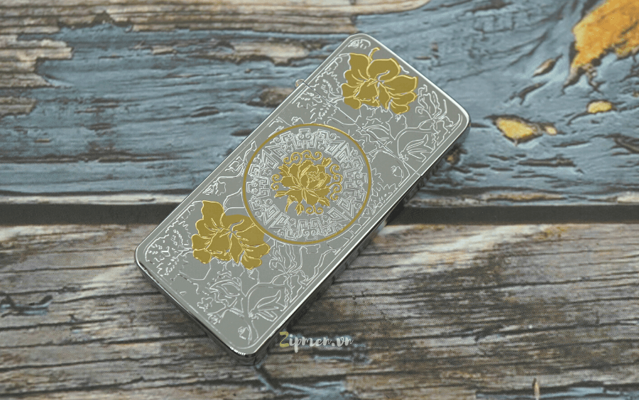 Bật lửa Zorro siêu mỏng ZC5 mạ crom