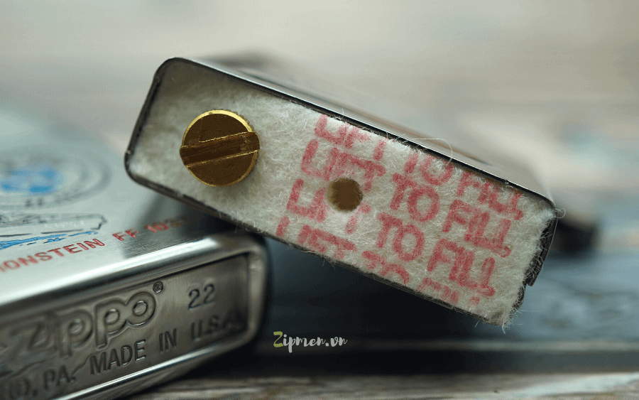 Bộ bông tơi xốp của bật lửa Zippo usa chính hãng